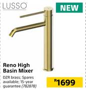 Lusso Reno High Basin Mixer