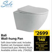 Solo Bali Wall Hung Pan