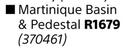 Solo Martinique Basin & Pedestal