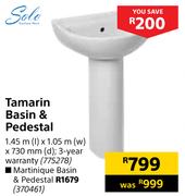 Solo Tamarin Basin & Pedestal