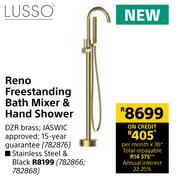 Lusso Reno Freestanding Bath Mixer & Hand Shower