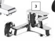 Lusso Bath Mixers Roya Polished Chrome