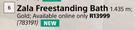 Zala Freestanding Bath 1435m