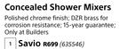 Lusso Savio Concealed Shower Mixers