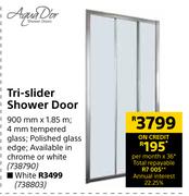 Aquador Tri-Slider Shower Door