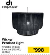 Desighhouse Wicker Pendant Light