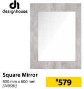 Designhouse Square Mirror 800mm x 600mm 