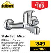 Builders Style Bath Mixer