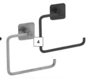 Toilet Paper Holder Bathroom Basics Range-Each