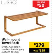 Lusso Wall Mount Small Towel Rack