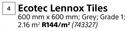 Ecotec Lennox Tiles-Per Sqm