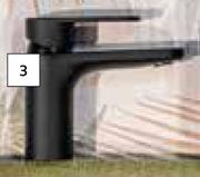 Lusso Roya Matt Black Basin Mixer