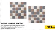 Mosaic Porcelain Mix Tiles-Per Pack