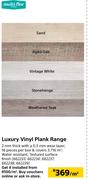 Multi-Flor Luxury Vinyl Plank Range-Per Sqm