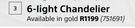 6-Light Chandelier 751691