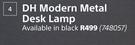 DH Modern Metal Desk Lamp