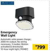 Solar Flair Emergency Wall Light