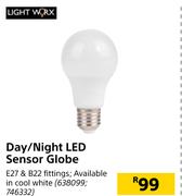 Lightworx Day/Night LED Sensor Globe