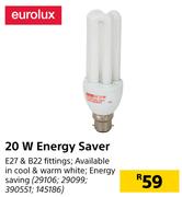 Eurolux 20W Energy Saver Light