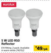 Eurolux 5W LED R50 Reflector Light-Per Pack