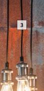 DH 3 Head Cup & Cord Lamp Holder 