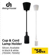 Design House Cup & Cord Lamp Holder-Each
