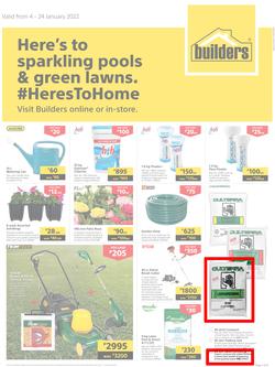 Builders Botswana : Here's To Sparkling Pools & Green Lawns (4 January - 24 January 2022), page 1