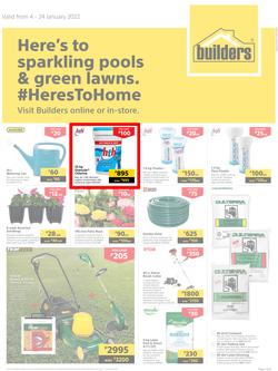 Builders Botswana : Here's To Sparkling Pools & Green Lawns (4 January - 24 January 2022), page 1