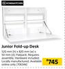 Home & Kitchen Junior Fold Up Desk-520mm (h) x 820mm (w) x 50mm (d)