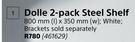 Dolle 2 Pack Steel Shelf-800mm (l) x 350mm (w)