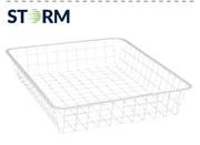 Storm Shallow Basket White 405mm