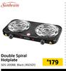 Sunbeam Double Spiral Hotplate SDS-200BB