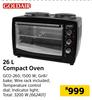 Goldair 26L Compact Oven GCO-260
