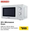 Goldair 20L Microwave Oven GMO-20