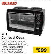 Goldair 26L Compact Oven GCO-260