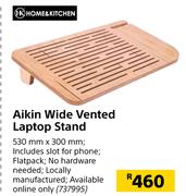 Home&Kitchen Aikin Wide Vented Laptop Stand