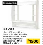 Home & Kitchen Isla Desk 1.2m x 450mm x 1.2m