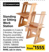 Home&Kitchen Standing Or Sitting Work Station