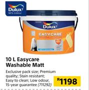 Dulux 10L Easycare Washable Matt