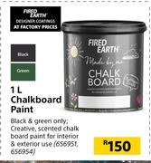 Fired Earth 1L Chalkboard Paint