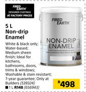Fired Earth 1L Non Drip Enamel