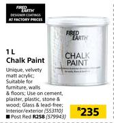 Fired Earth 1L Chalk Paint