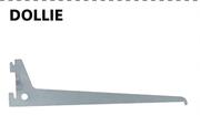 Dollie Single Slot Silver Bracket 350mm