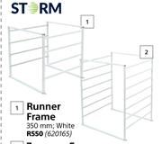 Storm Runner Frame White 350mm