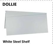 Dollie White Steel Shelf-800mm x 400mm 