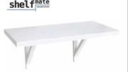 Shelf Mate Shelf & Bracket (White)-450mm x 200mm
