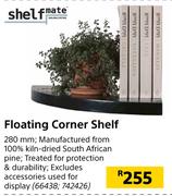 Shelf Mate Floating Corner Shelf 280mm