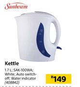 Sunbeam 1.7Ltr Kettle SAK-100WA
