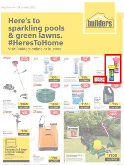 Builders Lusaka & Makeni : Here's To Sparkling Pools & Green Lawns (4 January - 24 January 2022), page 1