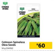 Starke Ayres Celmsomn Spineless Okra Seeds-50g